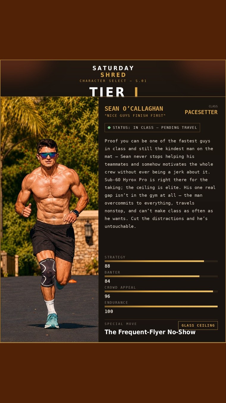 Saturday Shred member