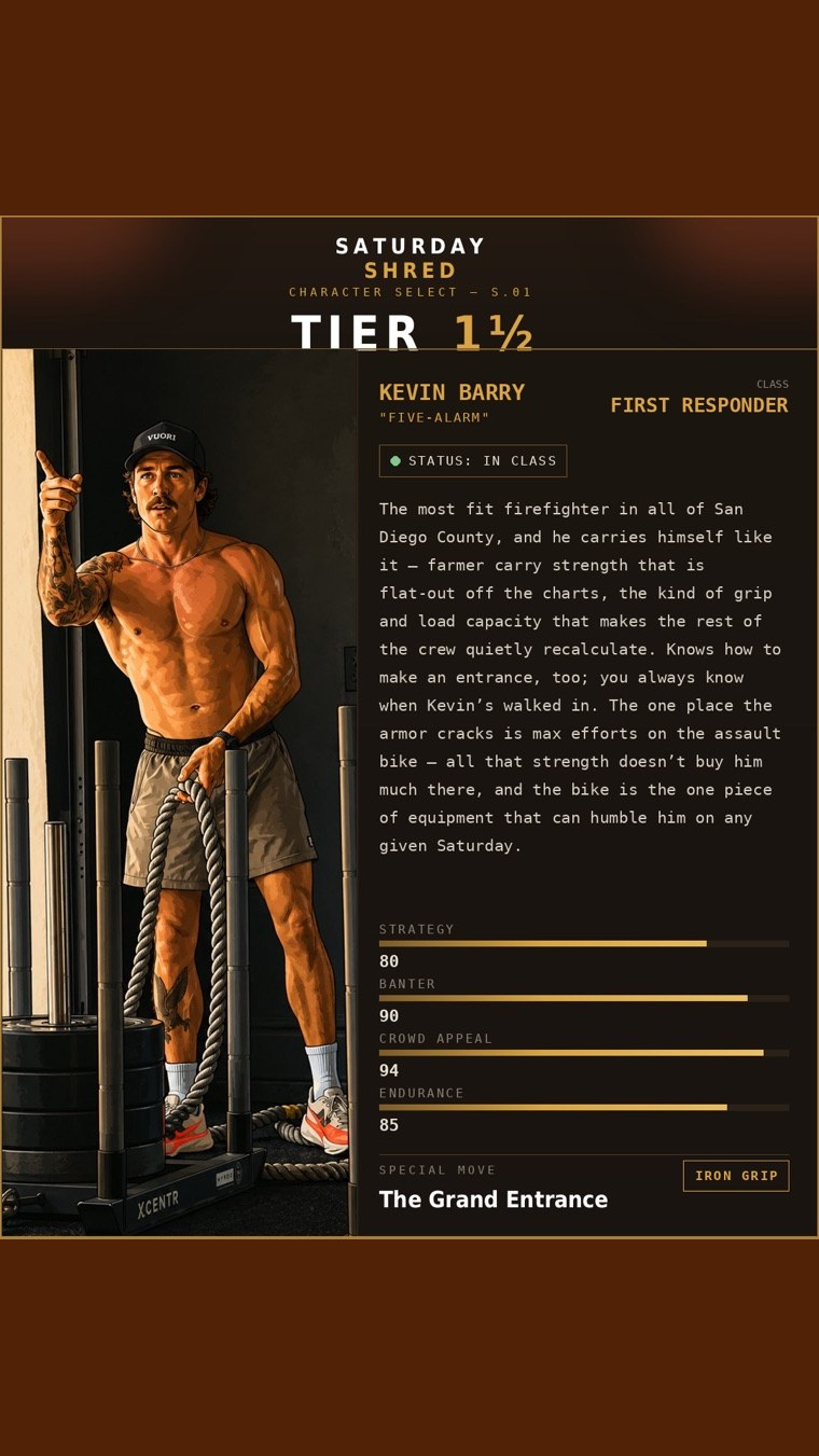 Saturday Shred member