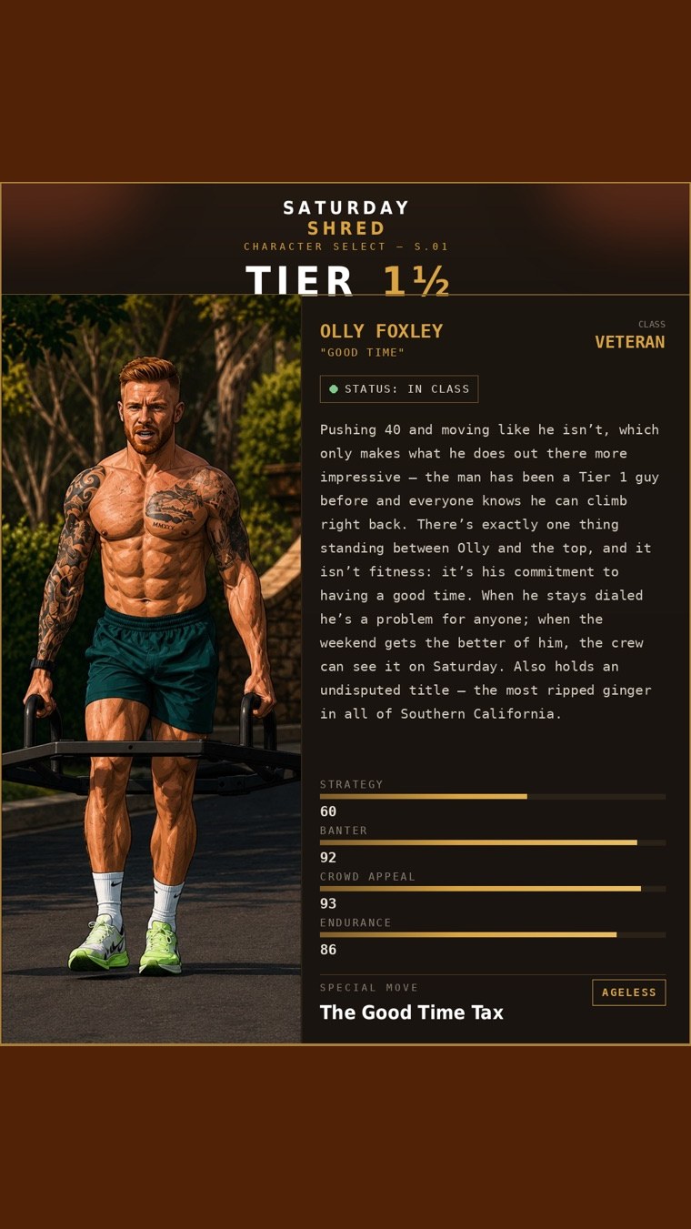 Saturday Shred member