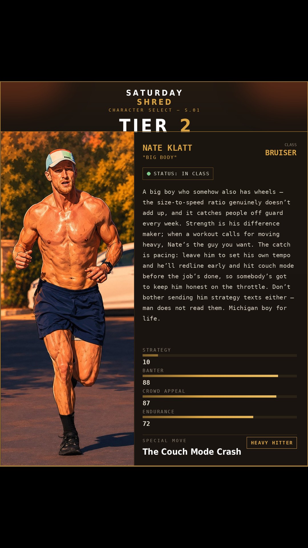 Saturday Shred member